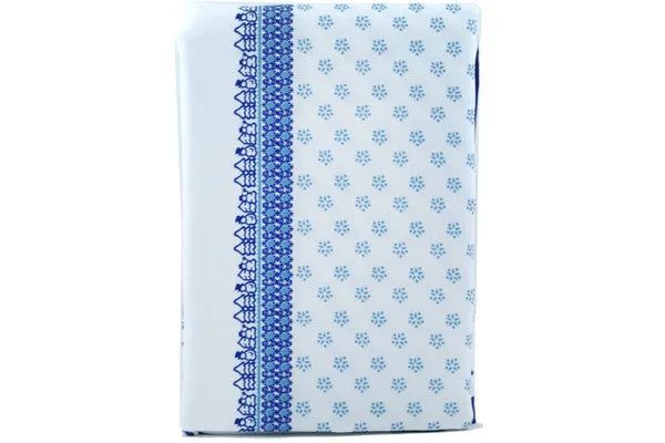 102" Stain Resistant Tablecloth 61" x 102" (155 x 260 cm) - Blue Winter