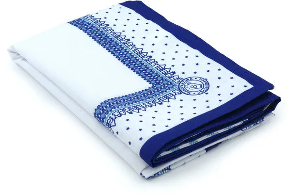 102" Stain Resistant Tablecloth 61" x 102" (155 x 260 cm) - Blue Winter