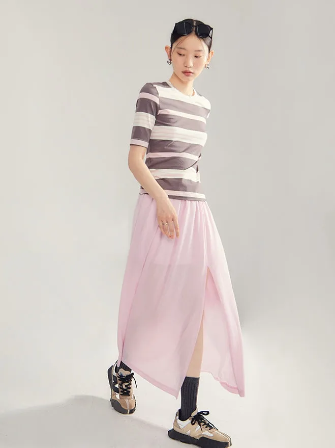 2type Border Casual Retro Cutsew