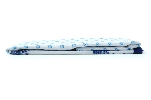 61" Tablecloth Stain Resistant 51" x 61" (130 x 155 cm) - Blue Winter