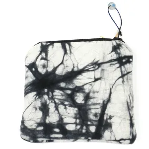 Batiked Coin Purse Gray World Peaces