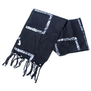 Batiked Scarf Black World Peaces