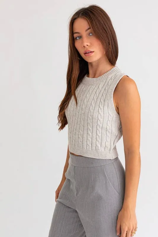 Cable Knit Tank