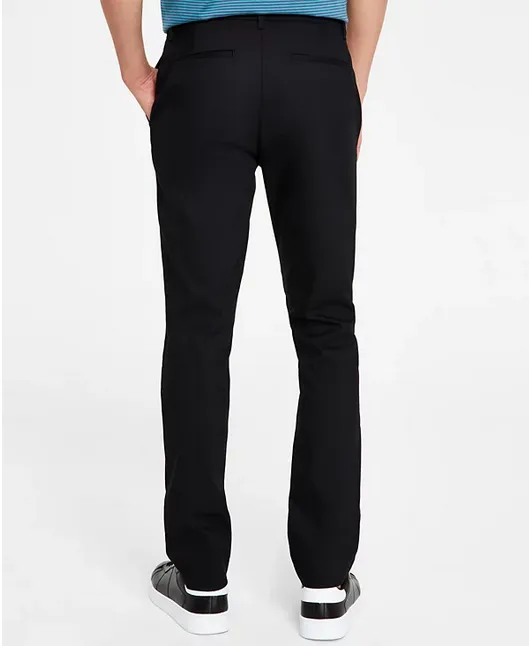 Calvin Klein Men's Slim Fit Modern Stretch Chino Pants Black 38 x 32
