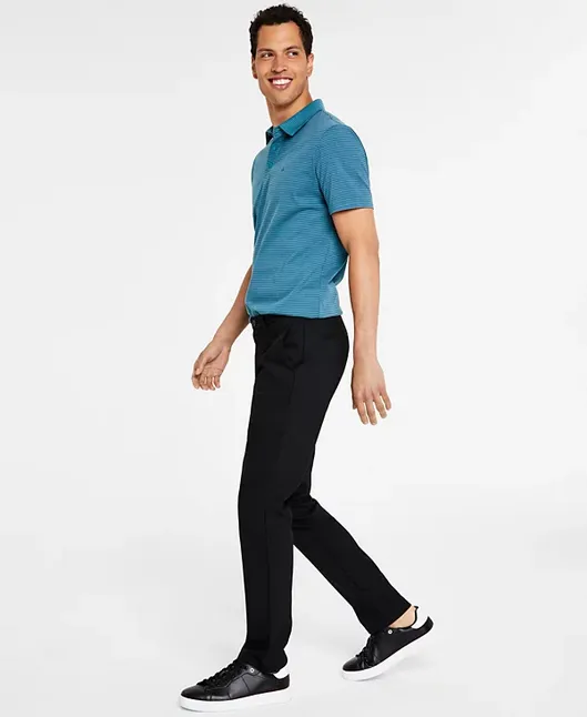 Calvin Klein Men's Slim Fit Modern Stretch Chino Pants Black 38 x 32