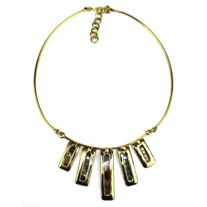 Copper and Brass Bars Necklace Brass Images