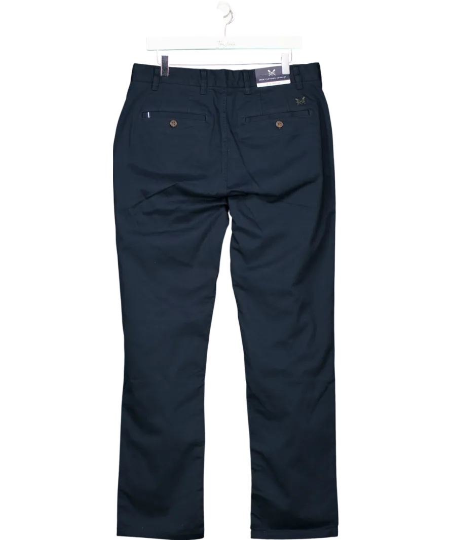Crew Clothing Blue Straight Chino W34