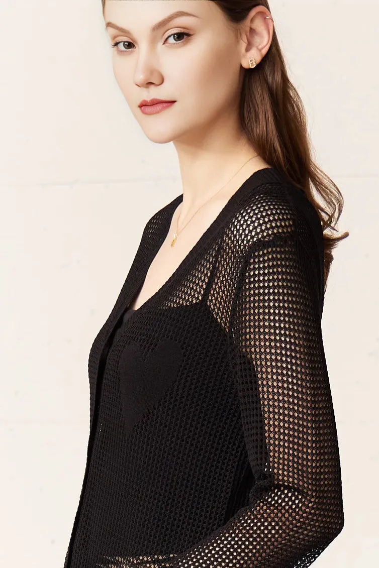 Crochet Long Sleeve Top