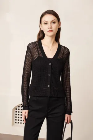 Crochet Long Sleeve Top
