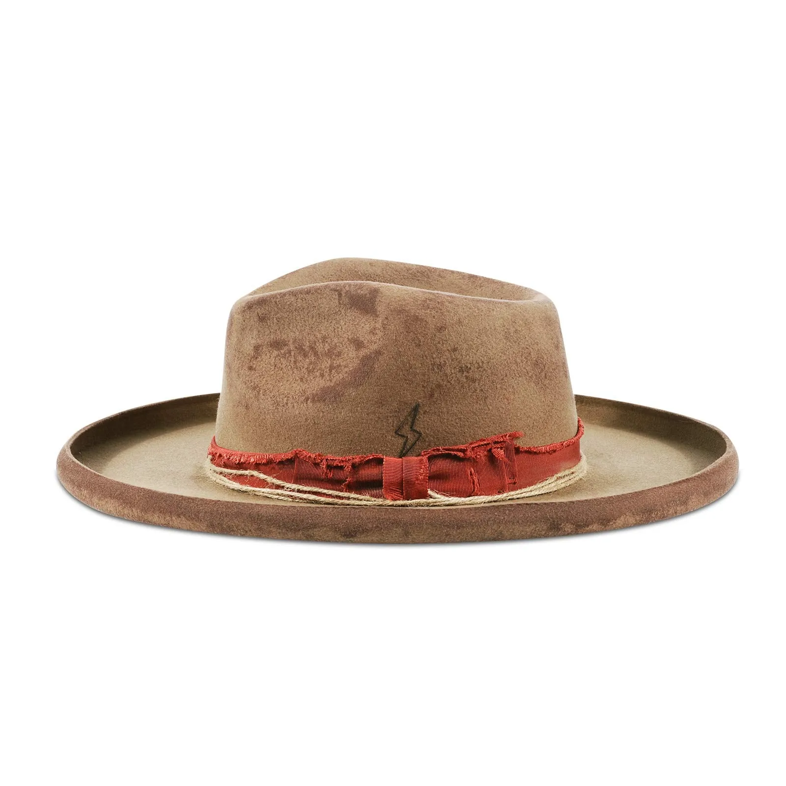Distressed Wool Fedora-Urban Style