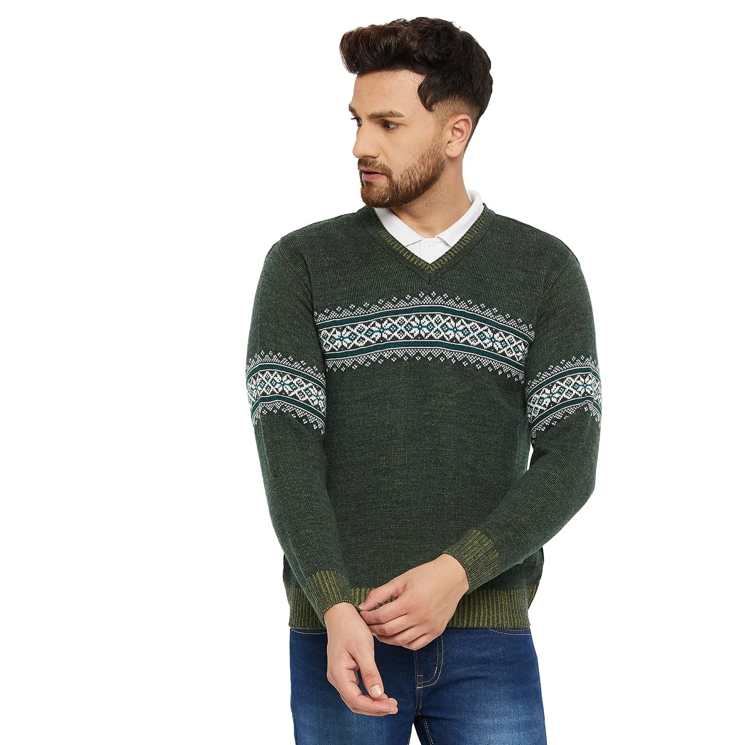 Duke Stardust Men V Neck Sweater (SDS716)