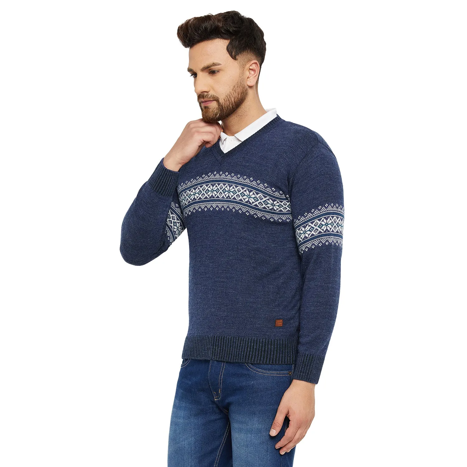 Duke Stardust Men V Neck Sweater (SDS716)