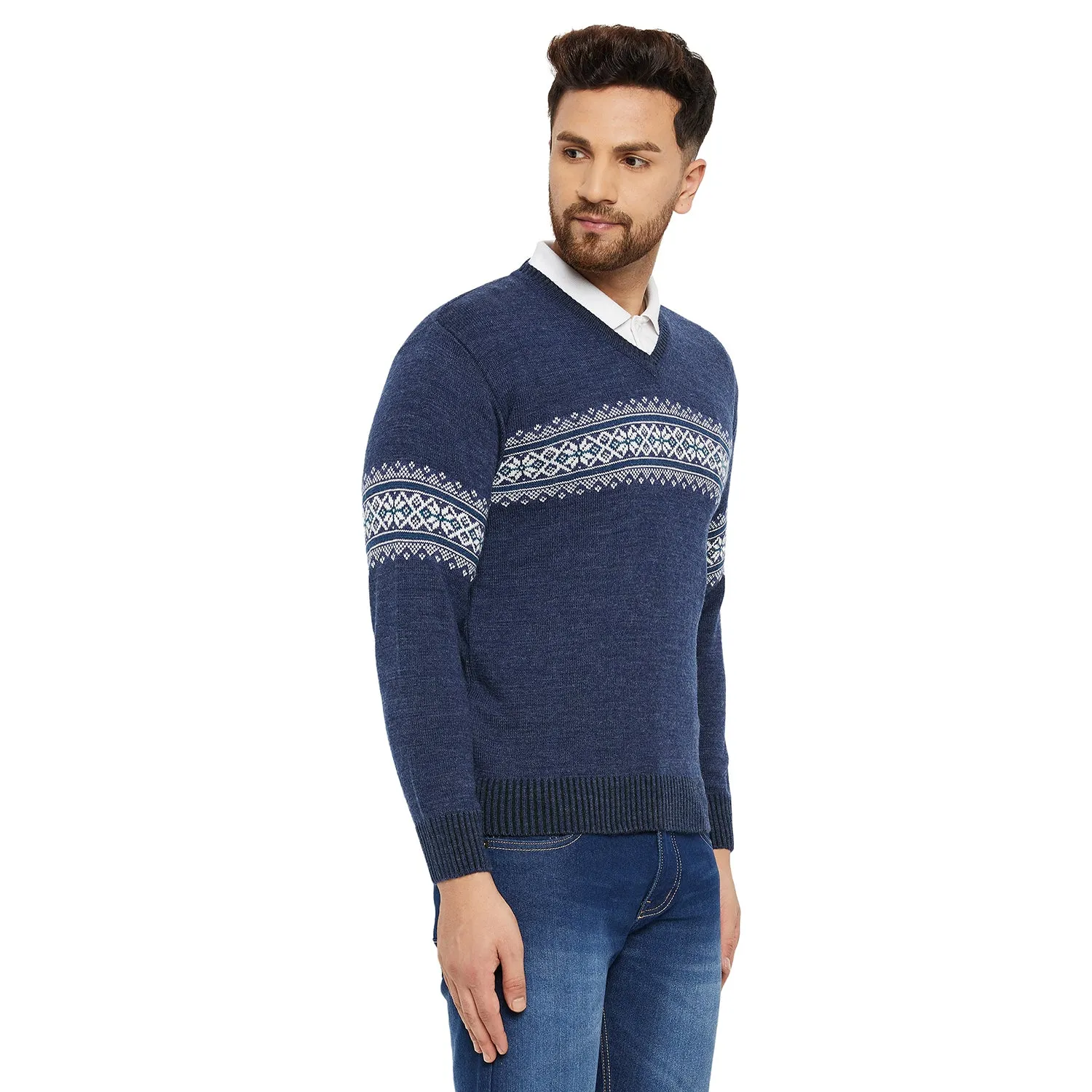 Duke Stardust Men V Neck Sweater (SDS716)