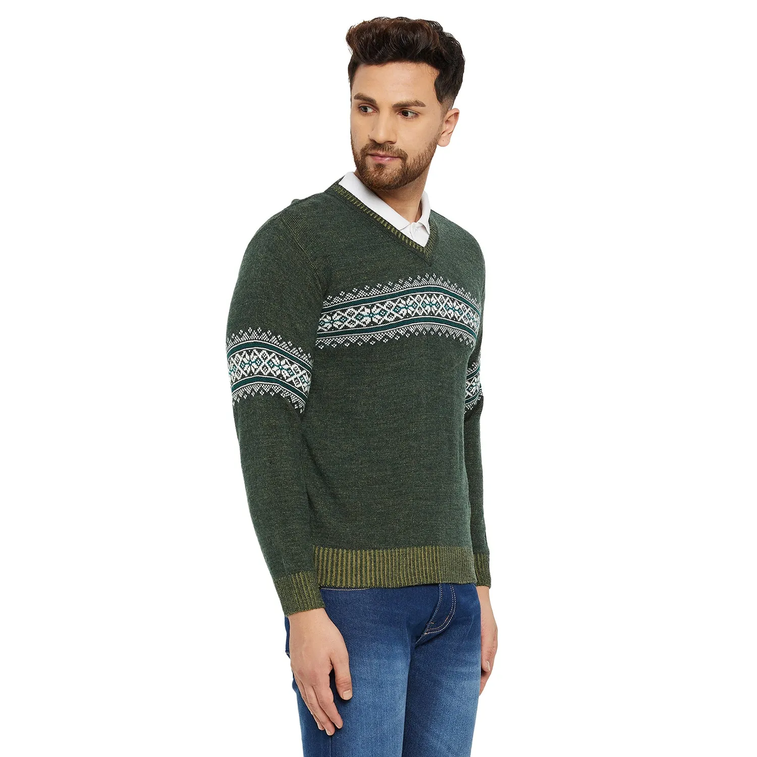 Duke Stardust Men V Neck Sweater (SDS716)
