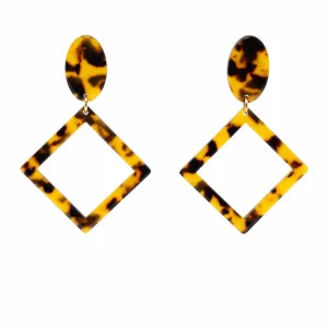 Earrings Acetate and Stainless Steel 2 Starfish Project