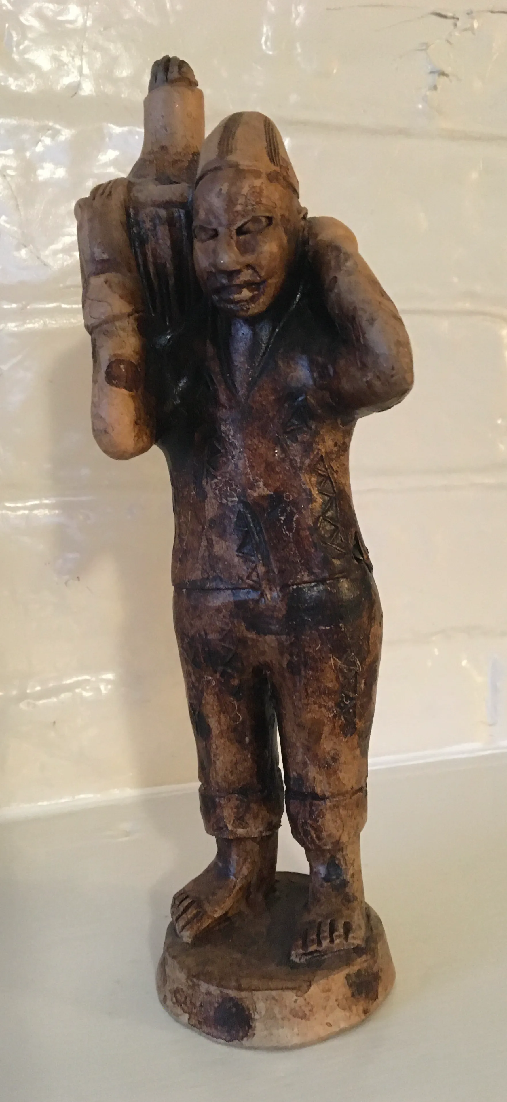 Fair Trade Camerounian Traditional Clay Figure Set