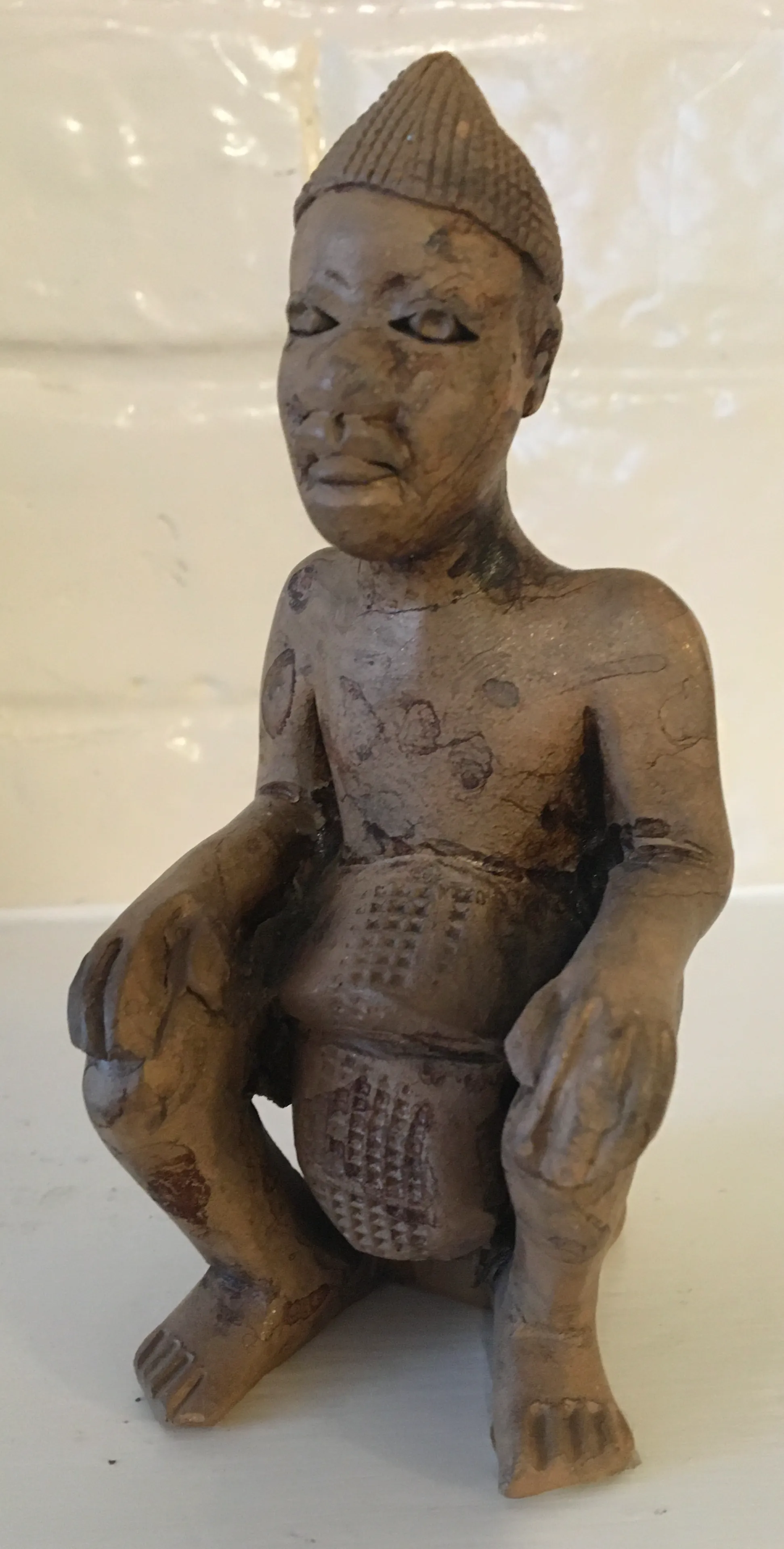 Fair Trade Camerounian Traditional Clay Figure Set