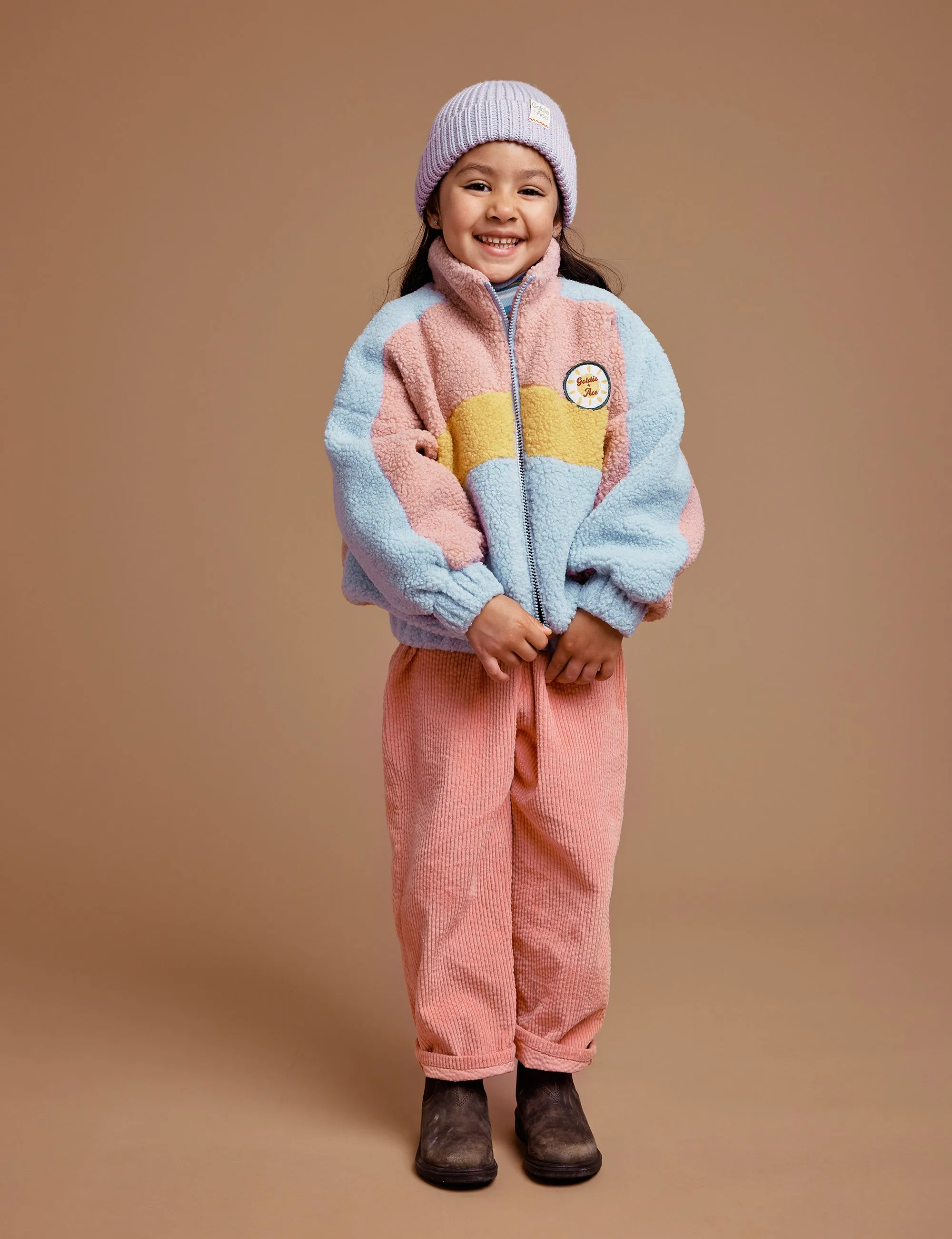 Frankie Sherpa Jacket Sky