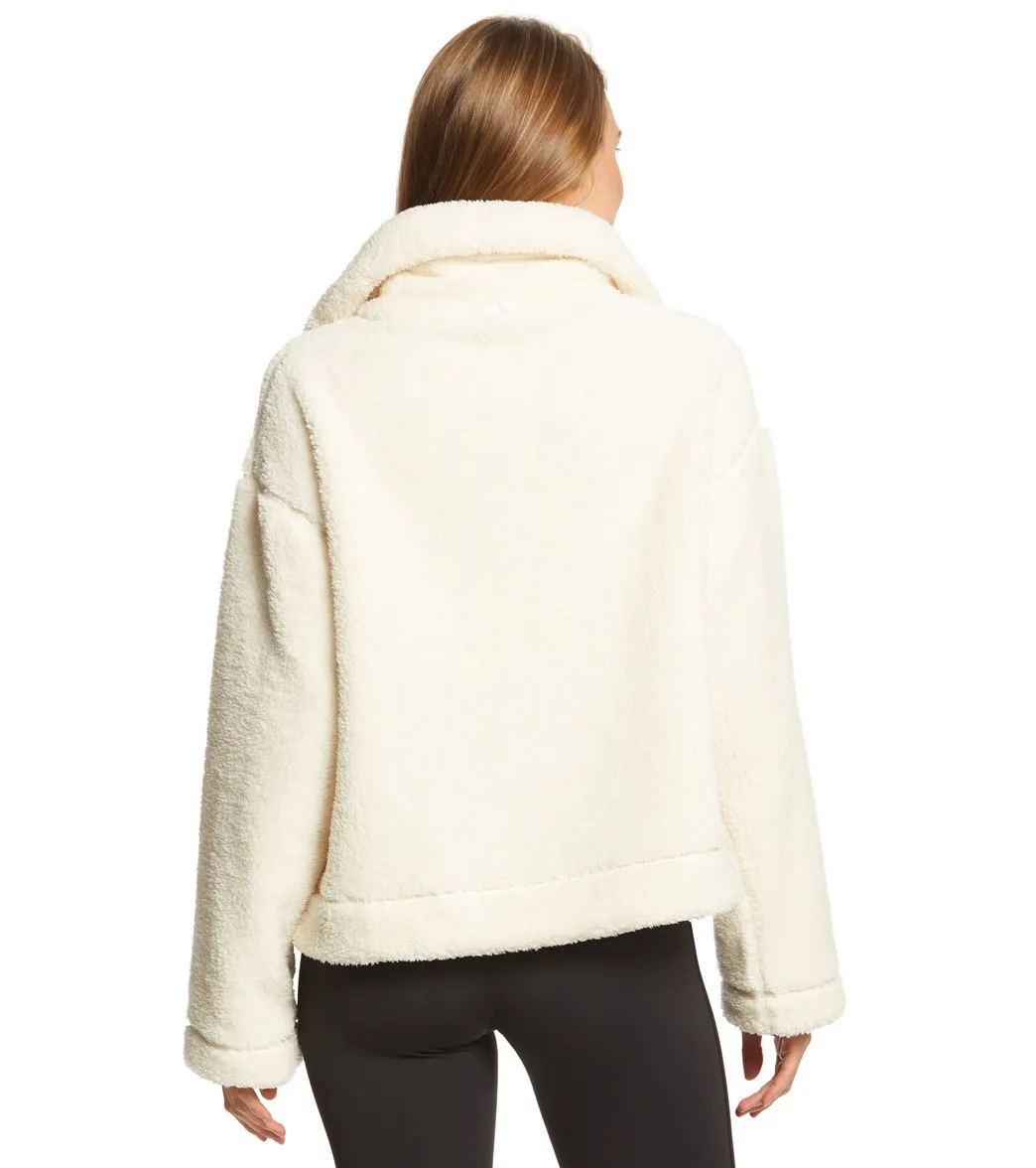 Free People Movement Dazed Hi Neck Zip Sherpa
