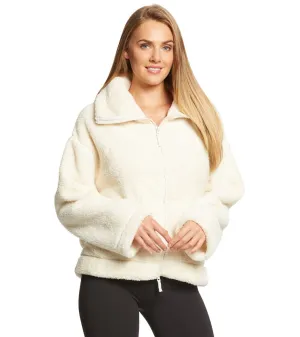 Free People Movement Dazed Hi Neck Zip Sherpa