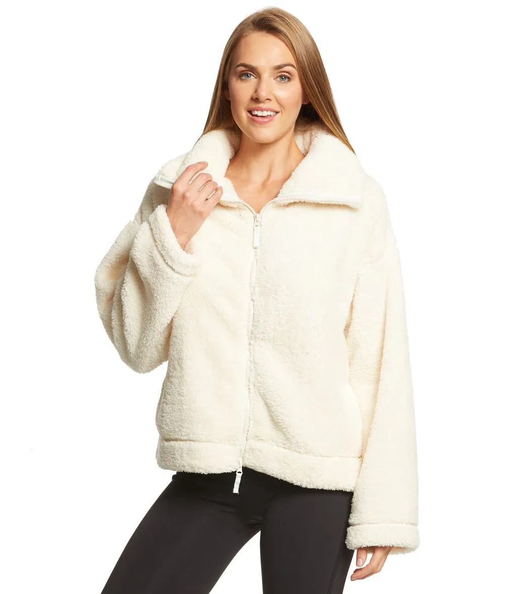 Free People Movement Dazed Hi Neck Zip Sherpa