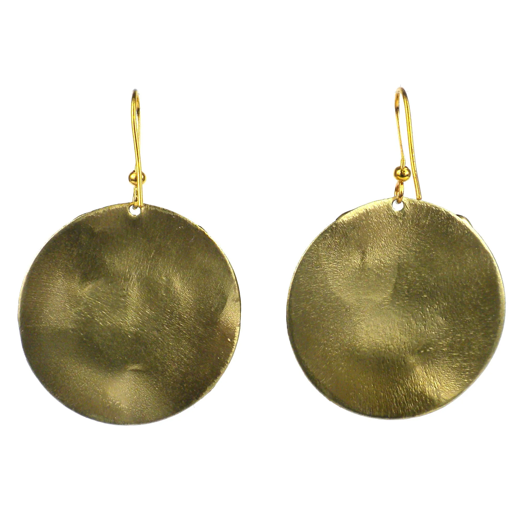 Gold Tiger Eye Sun Earrings Brass Images