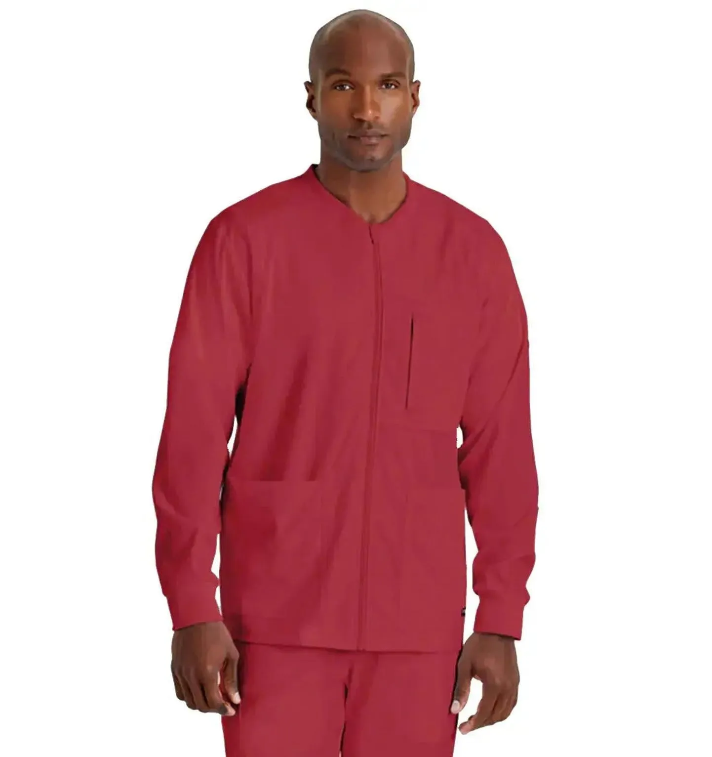 Grey's Anatomy Stretch™ by Barco React 5-Pocket Crewneck Warmup Scrub Jacket Tall