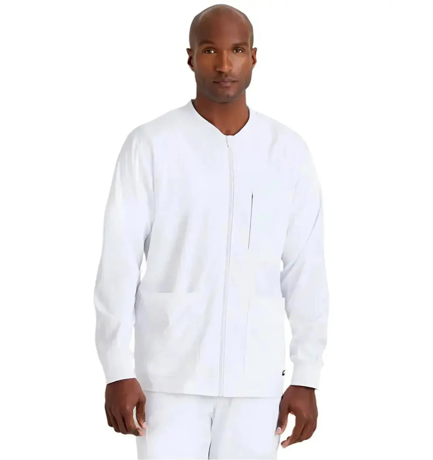 Grey's Anatomy Stretch™ by Barco React 5-Pocket Crewneck Warmup Scrub Jacket Tall