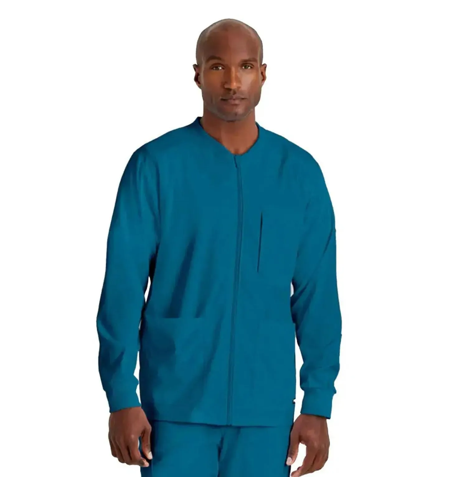 Grey's Anatomy Stretch™ by Barco React 5-Pocket Crewneck Warmup Scrub Jacket Tall