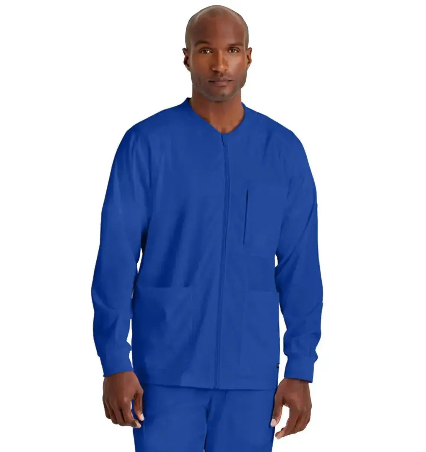 Grey's Anatomy Stretch™ by Barco React 5-Pocket Crewneck Warmup Scrub Jacket Tall
