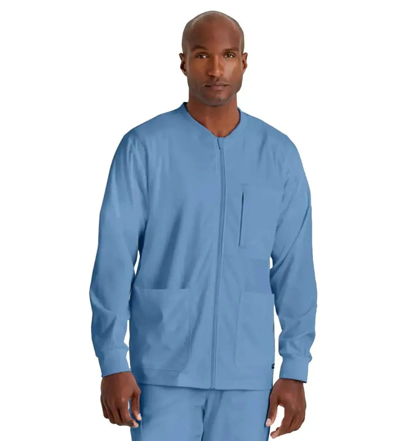 Grey's Anatomy Stretch™ by Barco React 5-Pocket Crewneck Warmup Scrub Jacket Tall