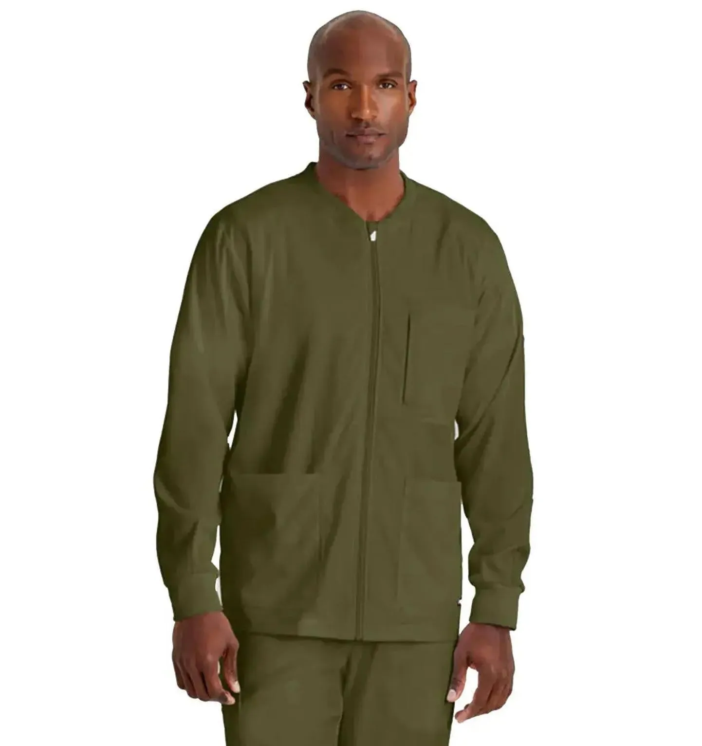 Grey's Anatomy Stretch™ by Barco React 5-Pocket Crewneck Warmup Scrub Jacket Tall