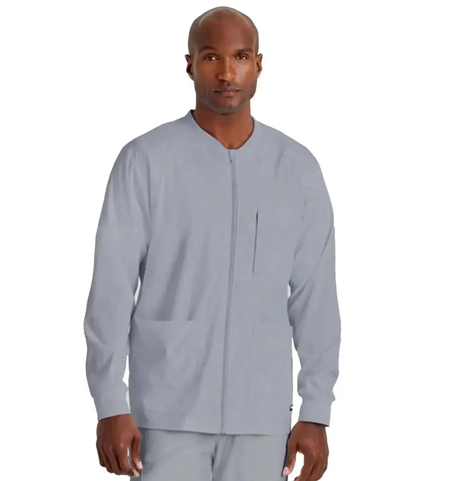 Grey's Anatomy Stretch™ by Barco React 5-Pocket Crewneck Warmup Scrub Jacket Tall