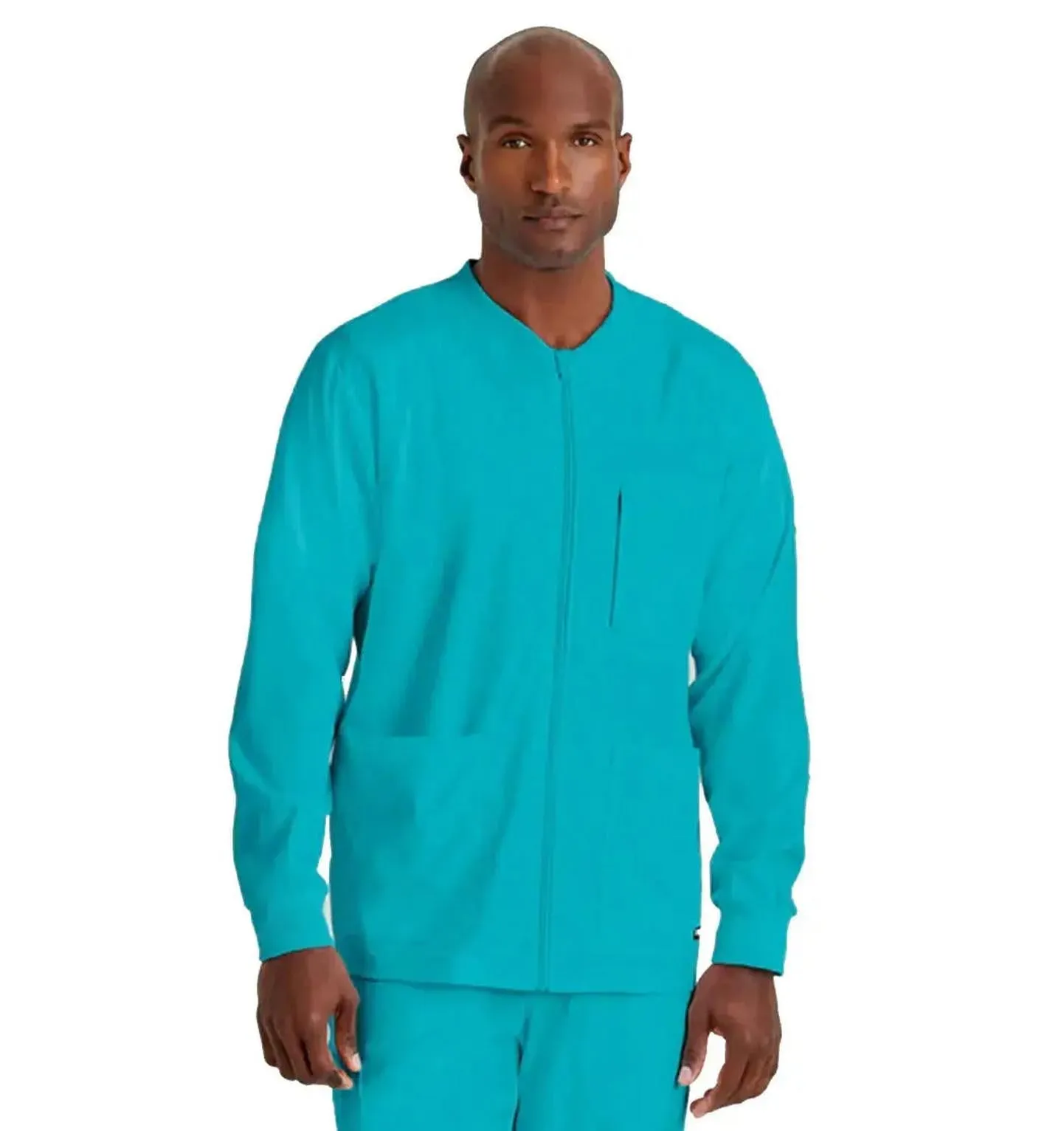 Grey's Anatomy Stretch™ by Barco React 5-Pocket Crewneck Warmup Scrub Jacket Tall