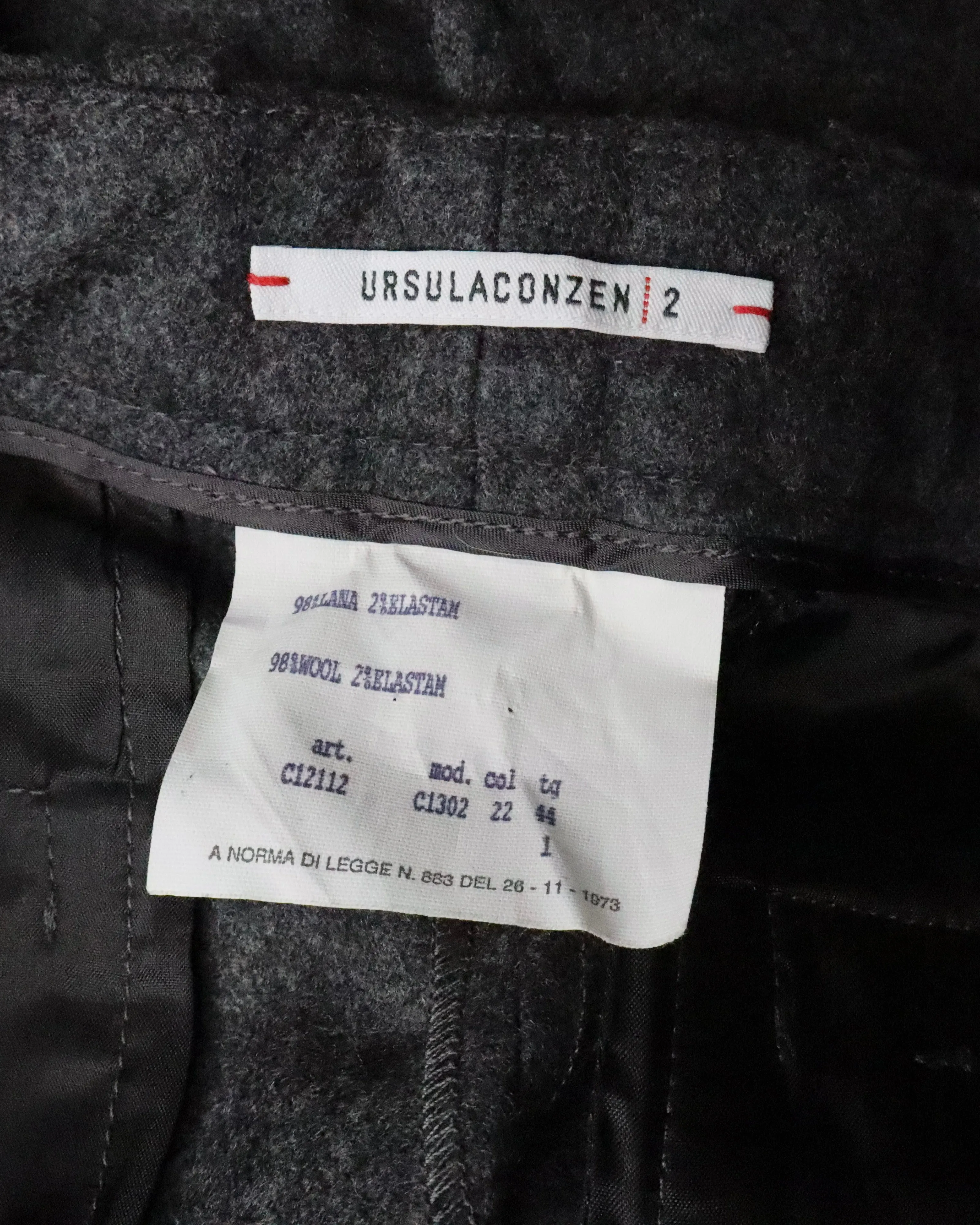 Italian Gray Dress Pants (Medium)