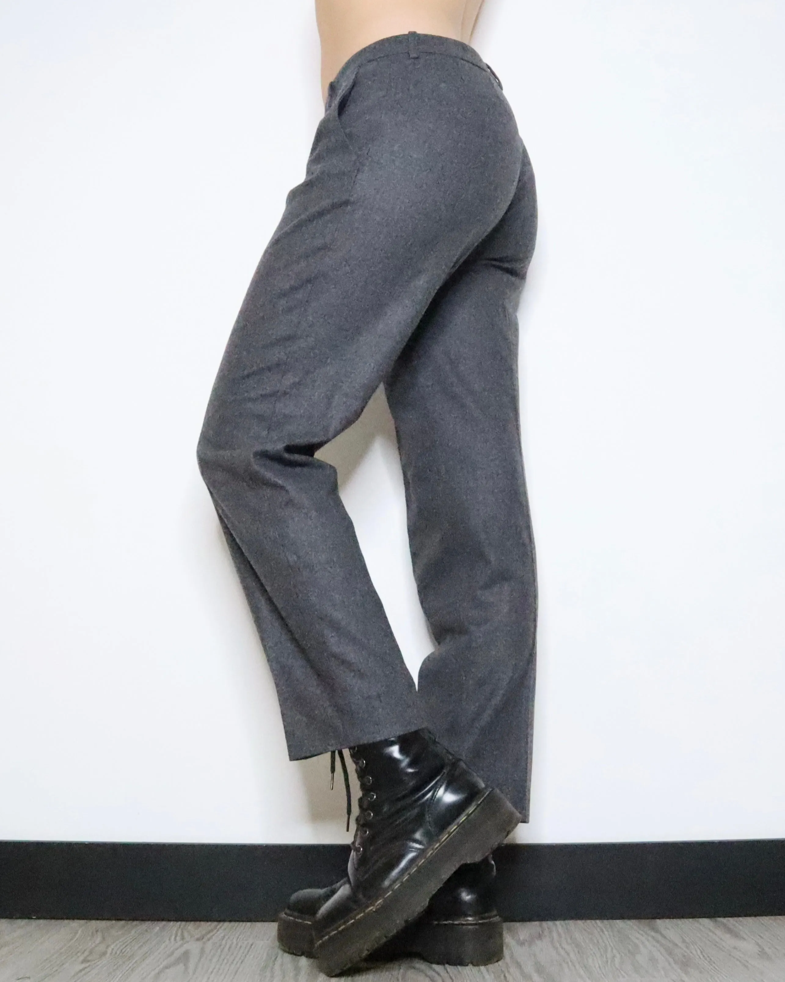 Italian Gray Dress Pants (Medium)