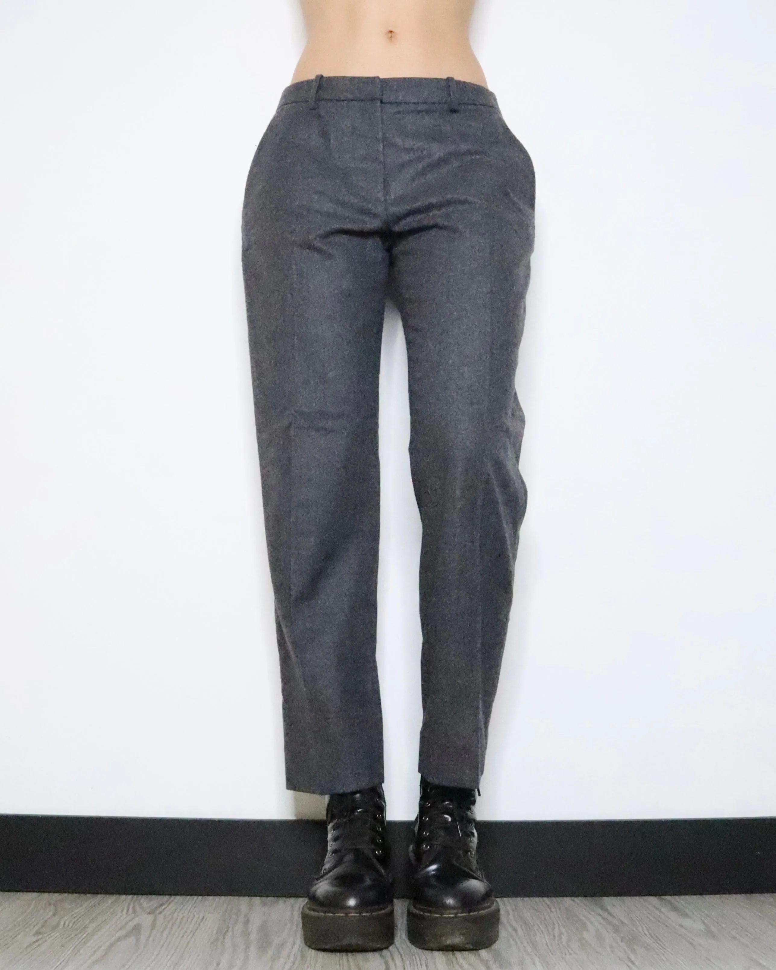 Italian Gray Dress Pants (Medium)