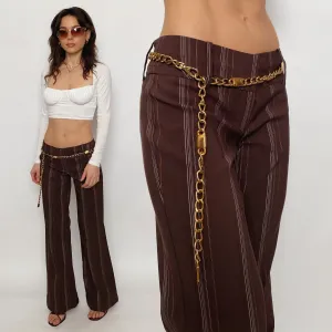 low rise trousers - size 1