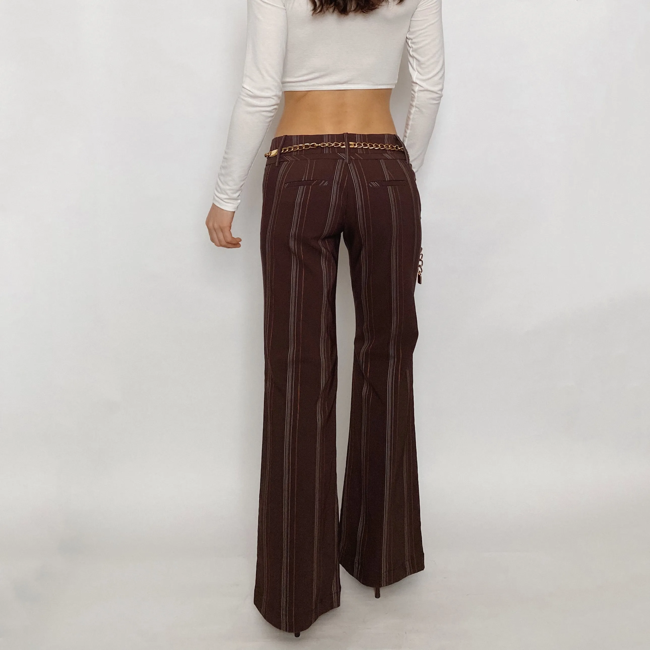 low rise trousers - size 1