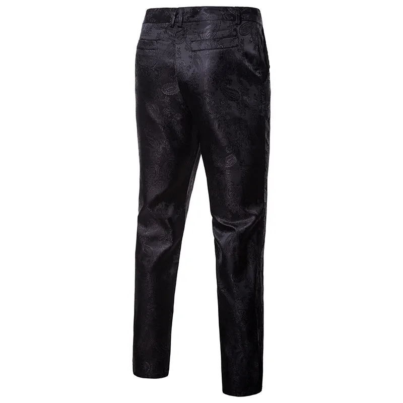 Men's Casual Patterned Tight Pants