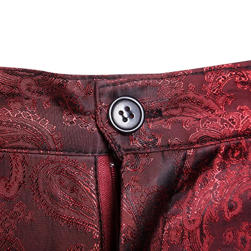 Men's Casual Patterned Tight Pants