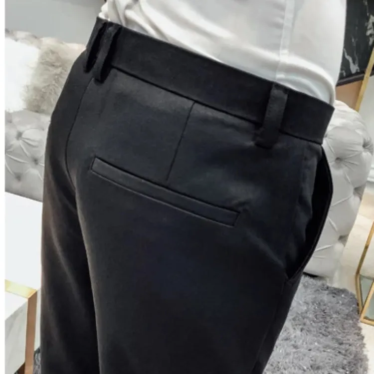 Men's Stretchy Slim Fit Straight Pants