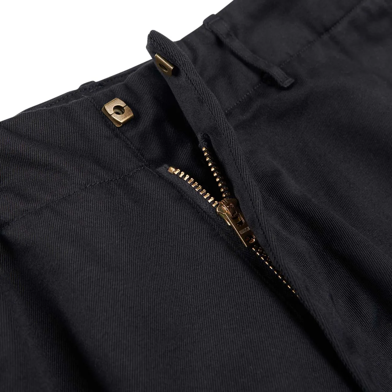 nanamica wide chino pants (black)