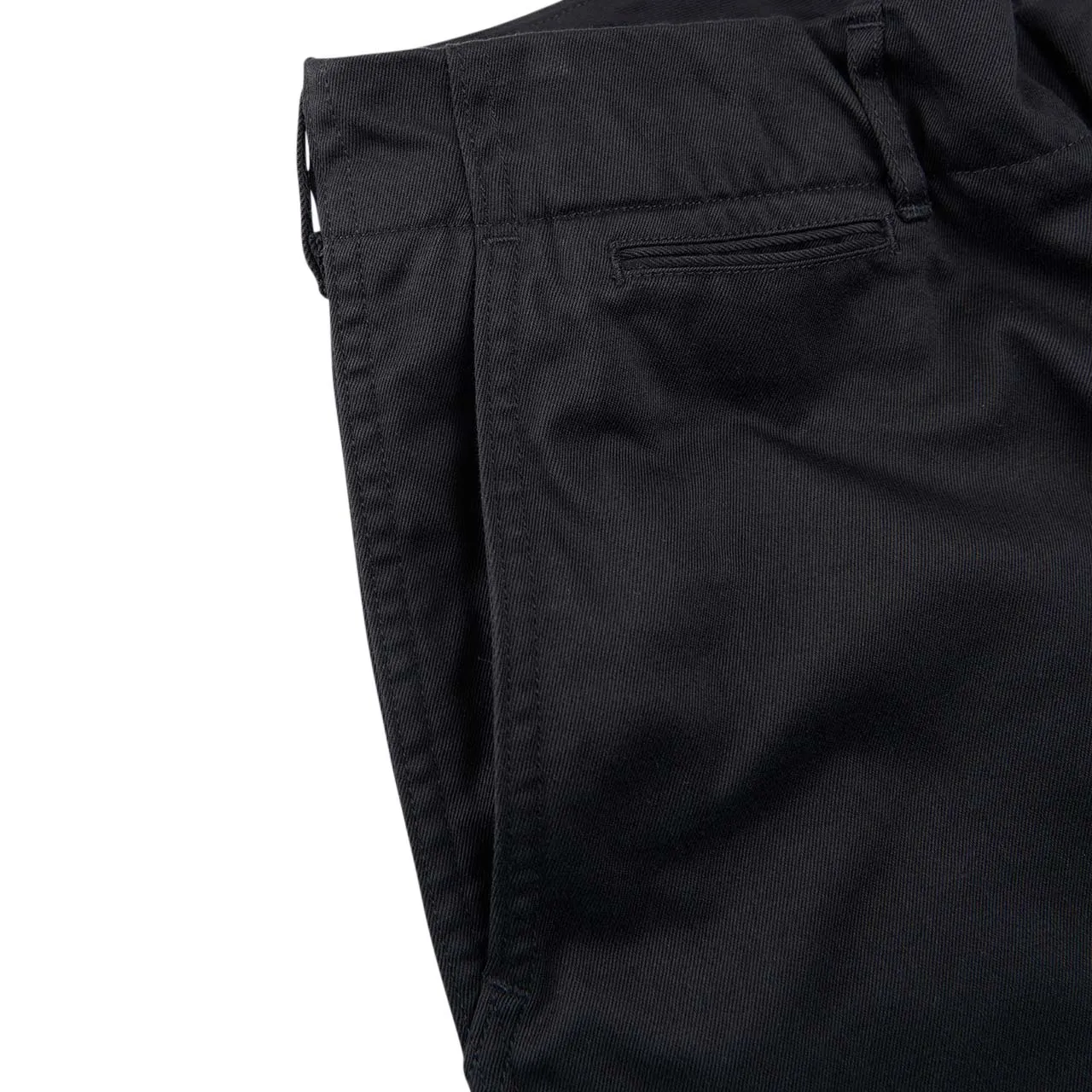 nanamica wide chino pants (black)