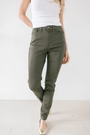 Olive Skinny Pants