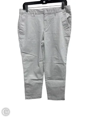Pants Chinos & Khakis By Gap In Striped Pattern, Size: 8