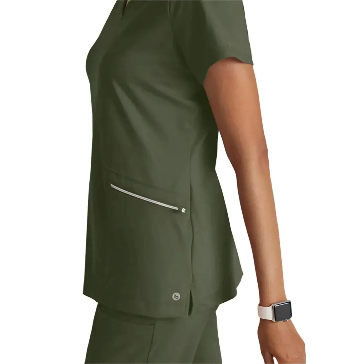 Performance Knit by Barco Victory Knit 2-Pocket V-Neck Scrub Top