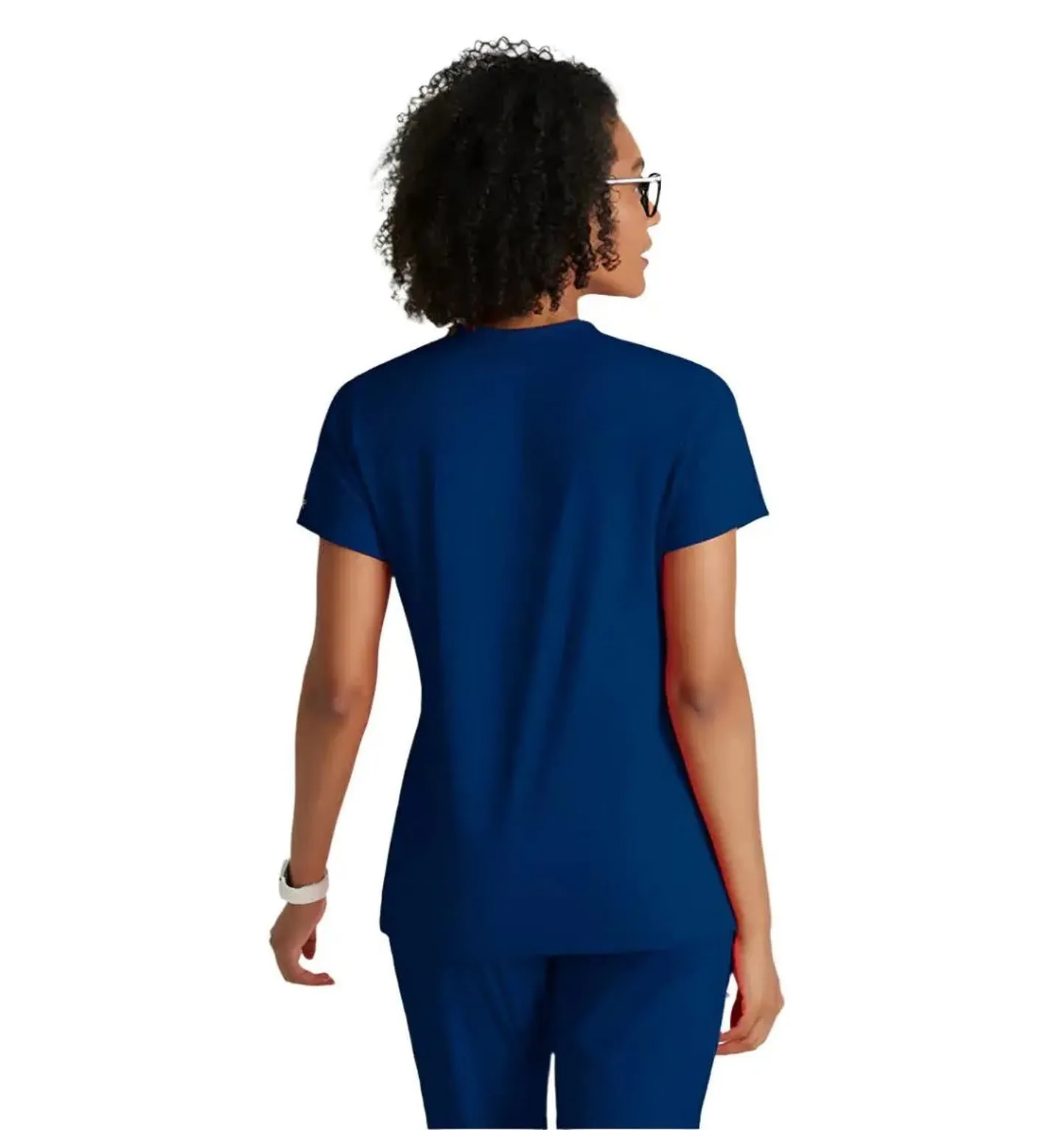 Performance Knit by Barco Victory Knit 2-Pocket V-Neck Scrub Top