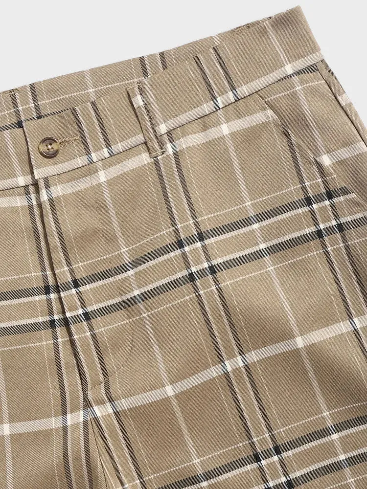 Plaid Vintage Broek