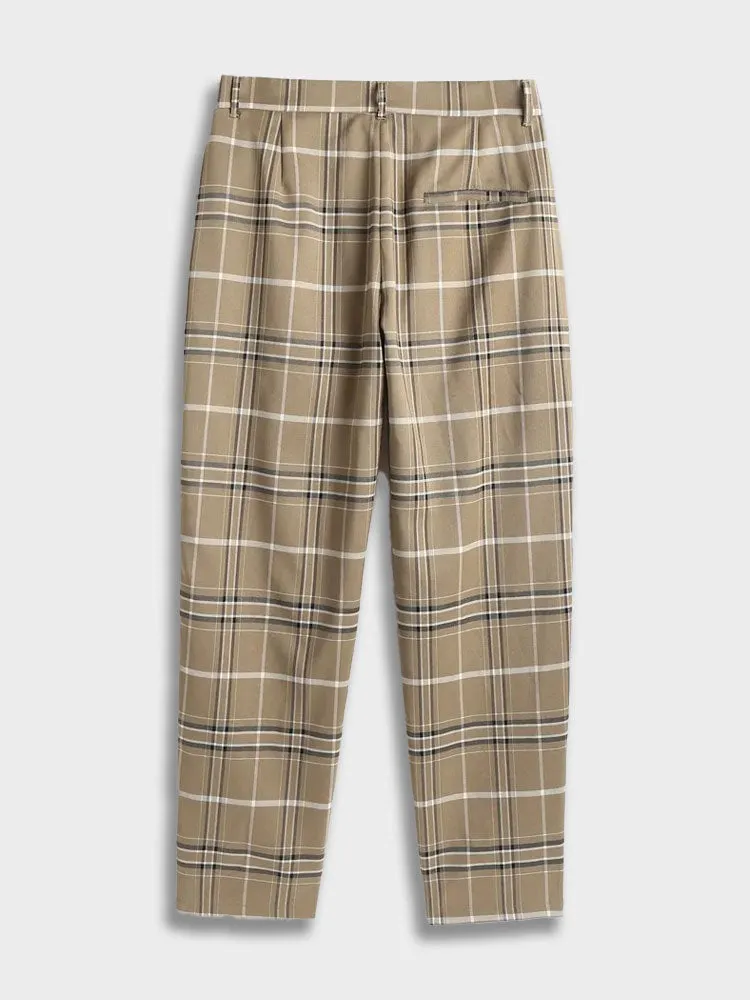Plaid Vintage Broek